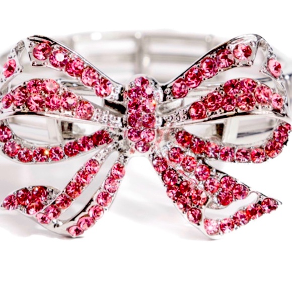 💖💖💖 “IT’S ALL A-BOW-T ME” PINK BRACELET ~ PAPARAZZI❗️💖💖💖 - Picture 2 of 4